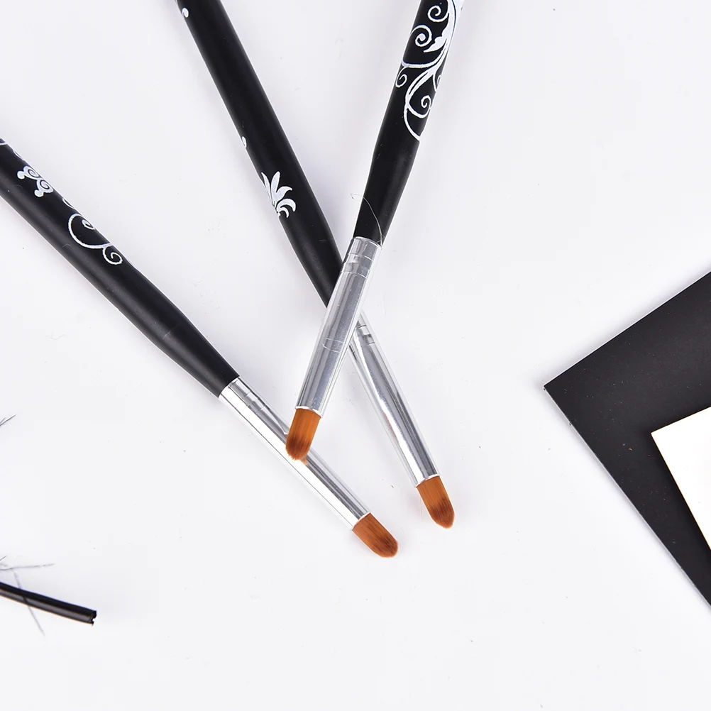 16 см дизайн печати металлическая деревянная ручка колпачок цельный УФ гель для