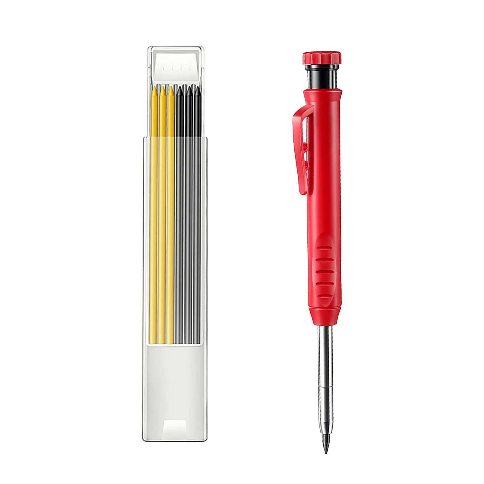

Woodworking Activity Pen Deep Hole Marker Pen Drawing Note Number Graphite Mine Refill Adjustable Refill Band 7 Refills