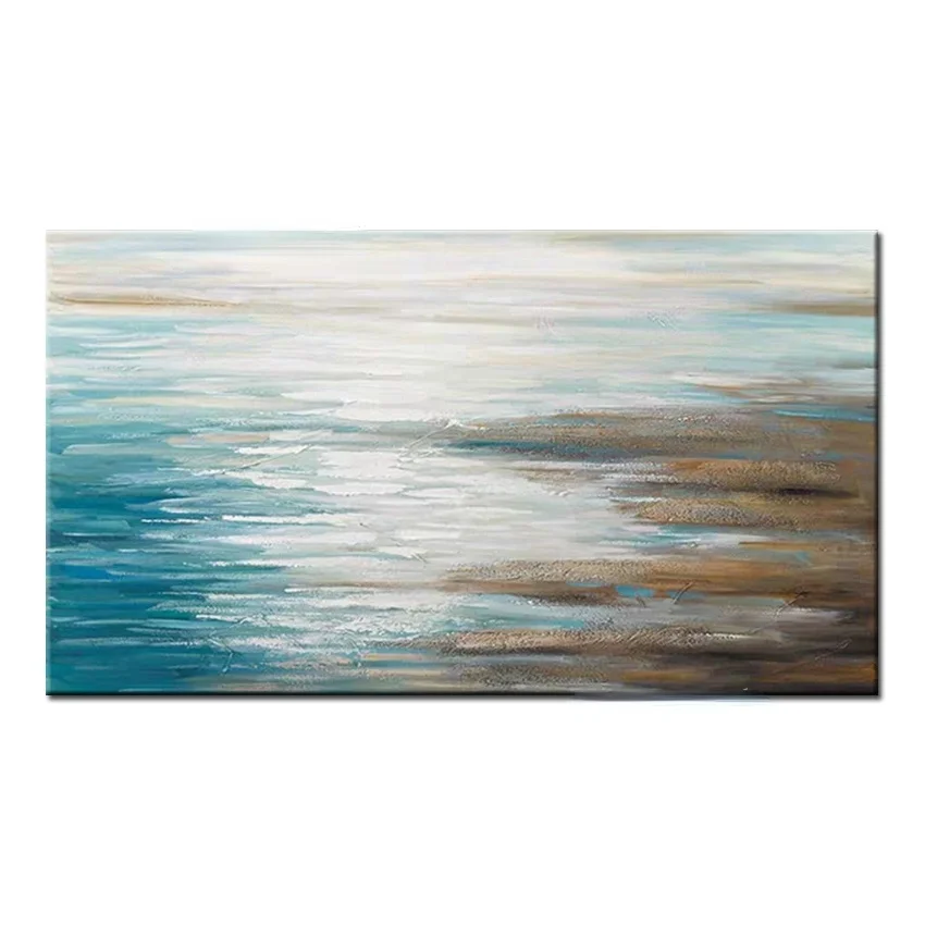 

No Framed Hand Painted Simple Abstract Art 100% Hand Made Oil Painting On Canvas Wall Decor Picture Textured Artwork For Home