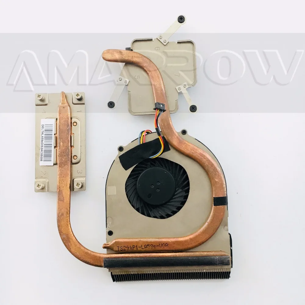 heatsink and fan Процессор радиатор вентилятор охлаждения для lenovo V580 B580 B590 60.4XB16.001 - Цвет: heatsink and fan