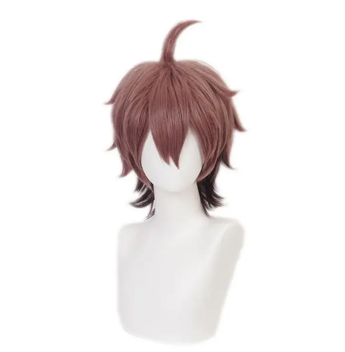 

Anime Men Women Carnival Party Wigs Naegi Makoto Wig Cosplay Costume Dangan Ronpa Heat Resistant Synthetic Hair Danganronpa