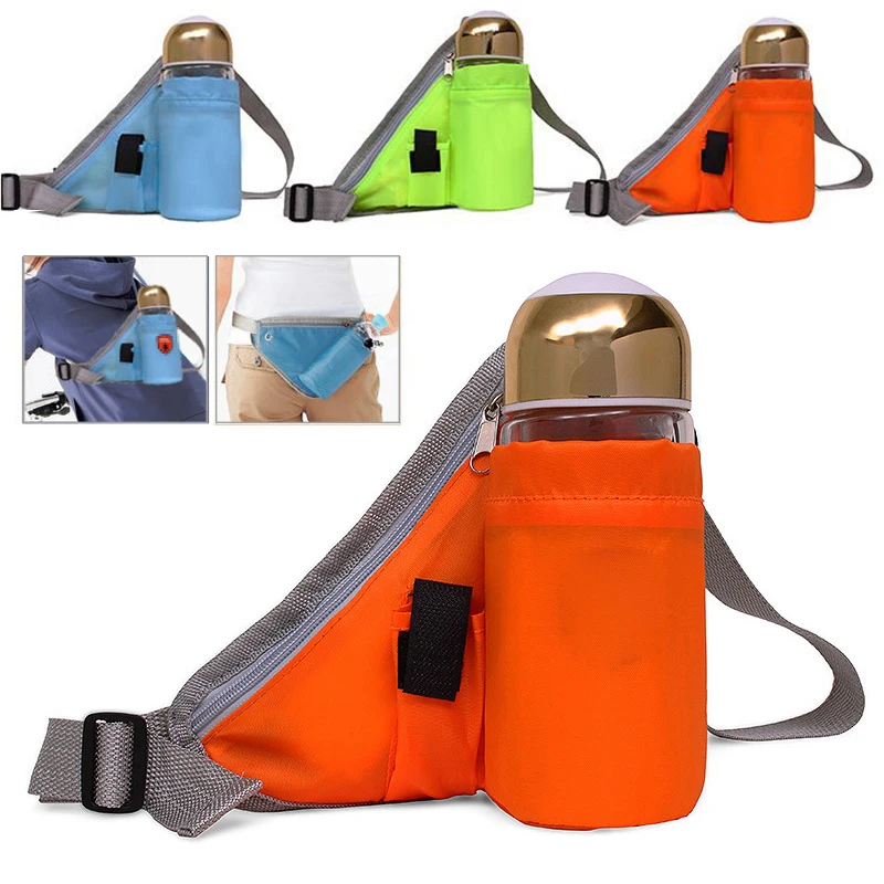 Легкая водонепроницаемая Регулируемая поясная сумка карман для бутылки с водой