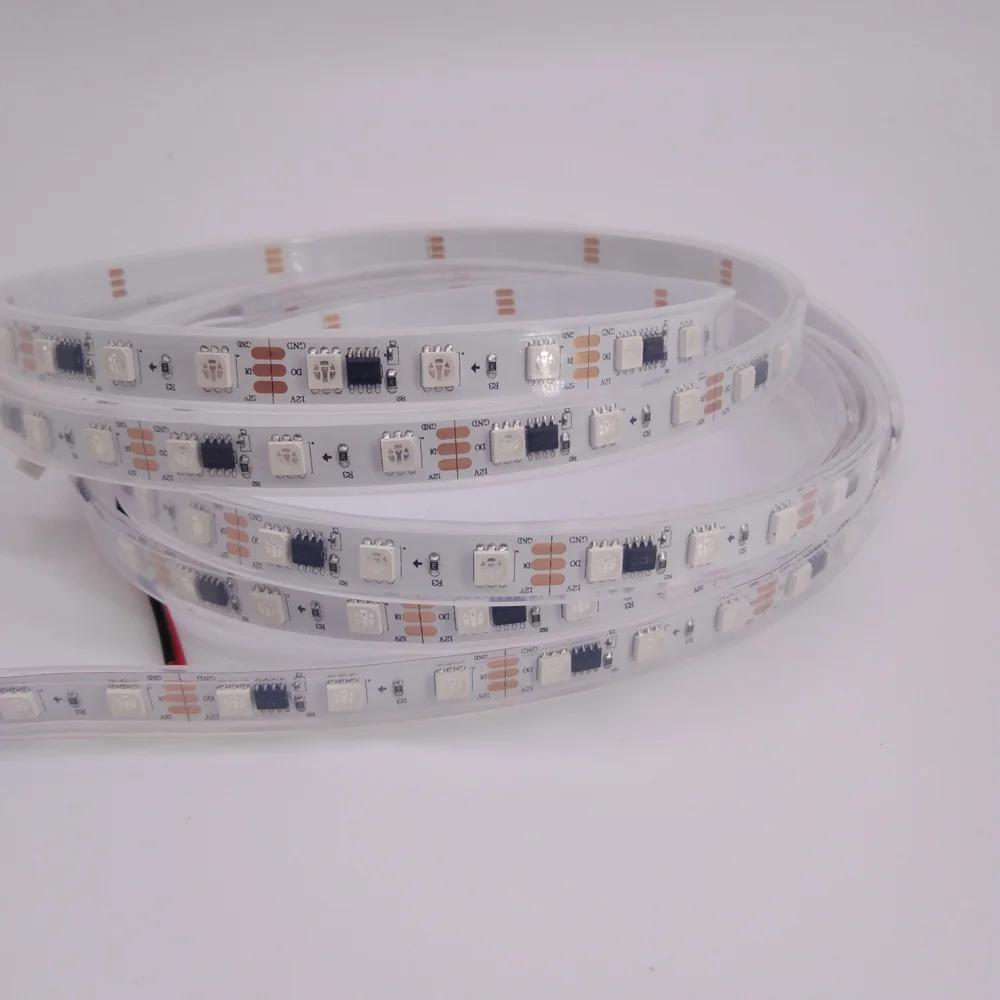 SM16703 WS2811 Addressable Rgb Led Strip 60 leds/M 12V digital 5050 programable 5M Smart Pixel Led Tape for led madrix project