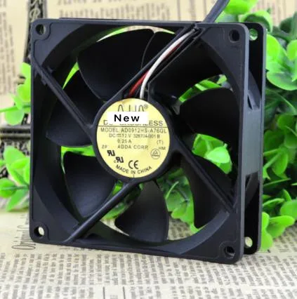 

For ADDA AD0912HS-A76GL Server Cooling Fan DC 12V 0.25A 90x90x25mm 3-wire