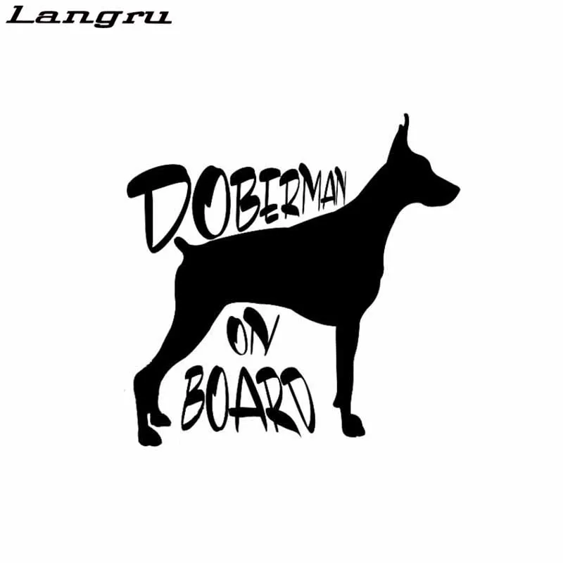 Персональный стиль Doberman на доске виниловая Автомобильная Наклейка Jdm |