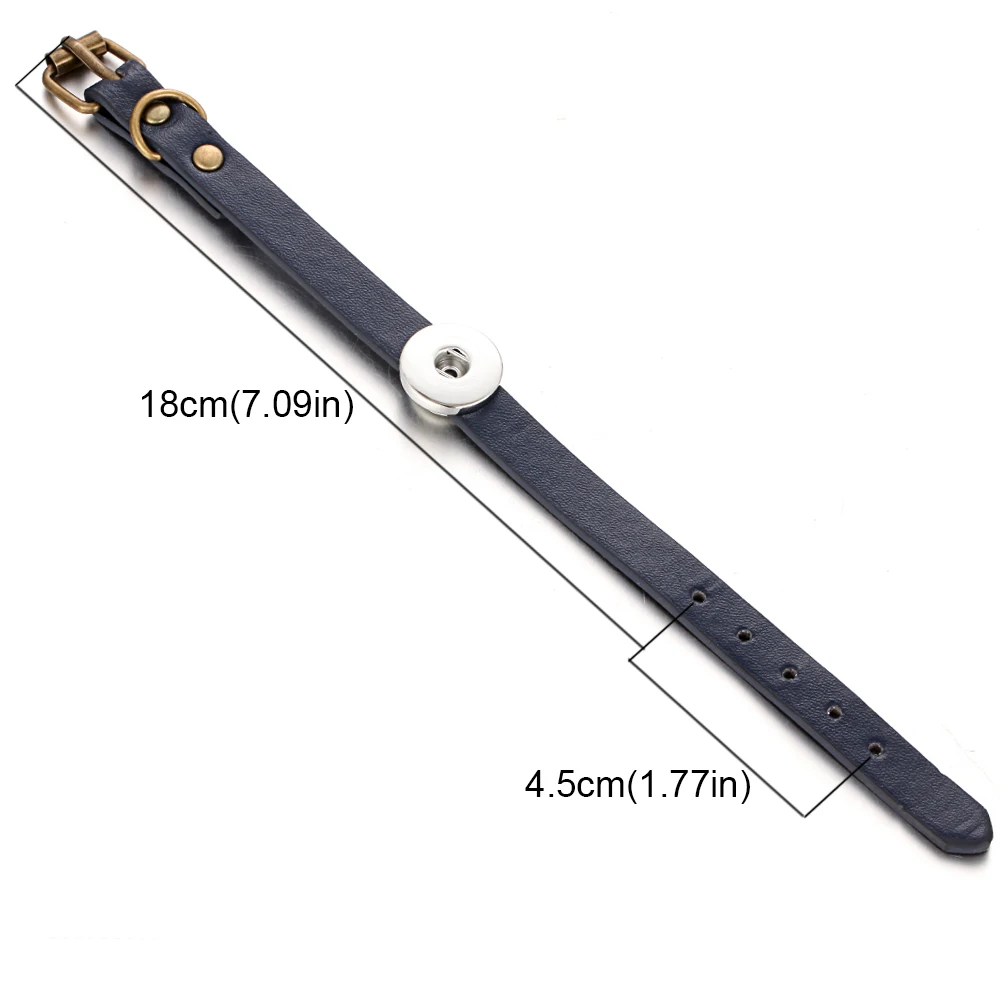 Горячая Распродажа часы браслет подходят для 18 мм кнопок ювелирные изделия