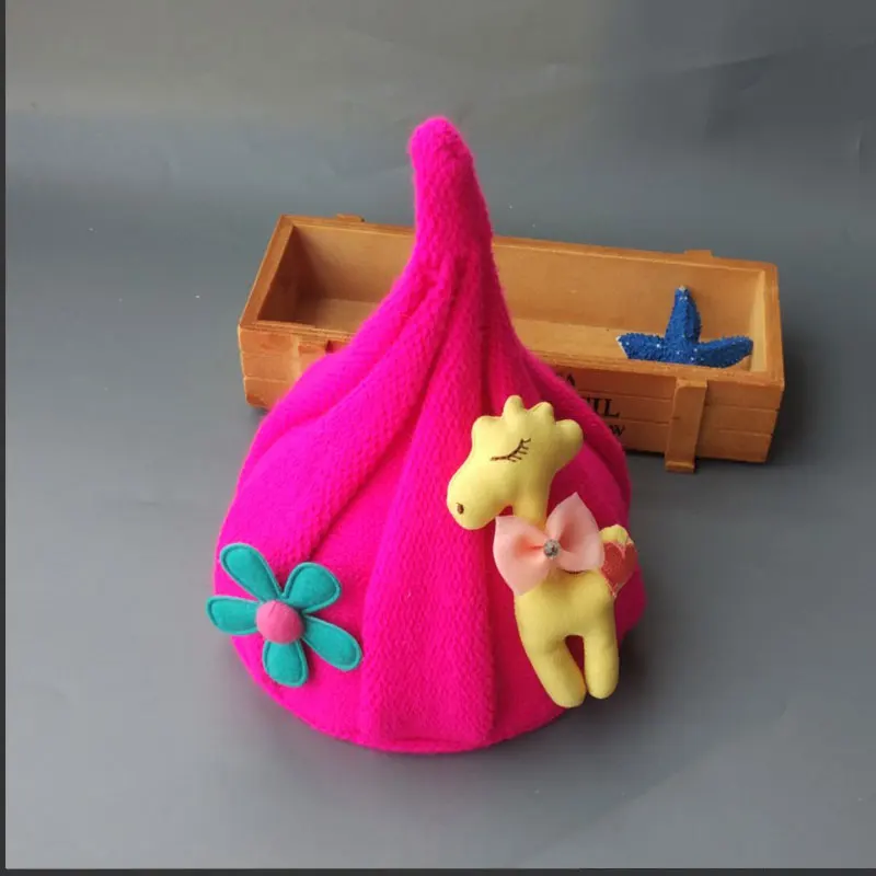 Зимняя вязаная шапка для маленьких девочек и мальчиков реквизит фотосессии