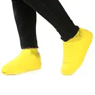Желтая искусственная оболочка, многоразовая Нескользящая утолщенная защита для обуви для улицы, Прямая поставка