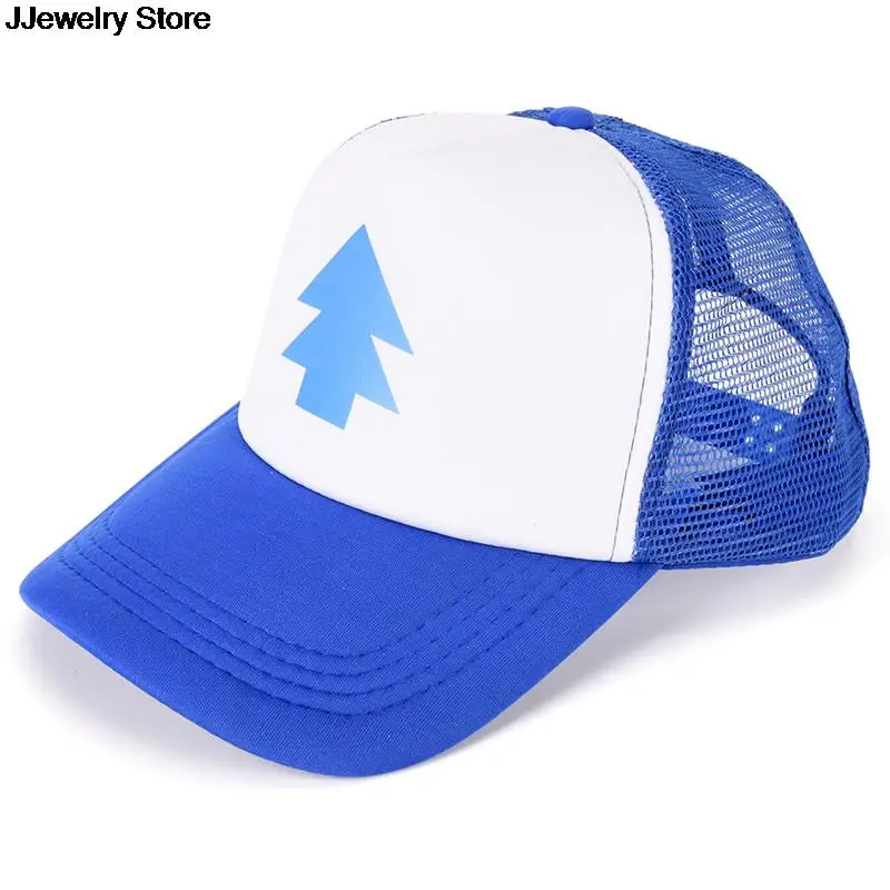 Women Men Trucker Baseball Cap Pine Tree Dipper Gravity Fall Mesh Hat Adjustable 1 PC
