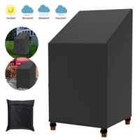 stacked chair dust cover storage bag outdoor garden patio furniture protector high quality waterproof dustproof chair organizer