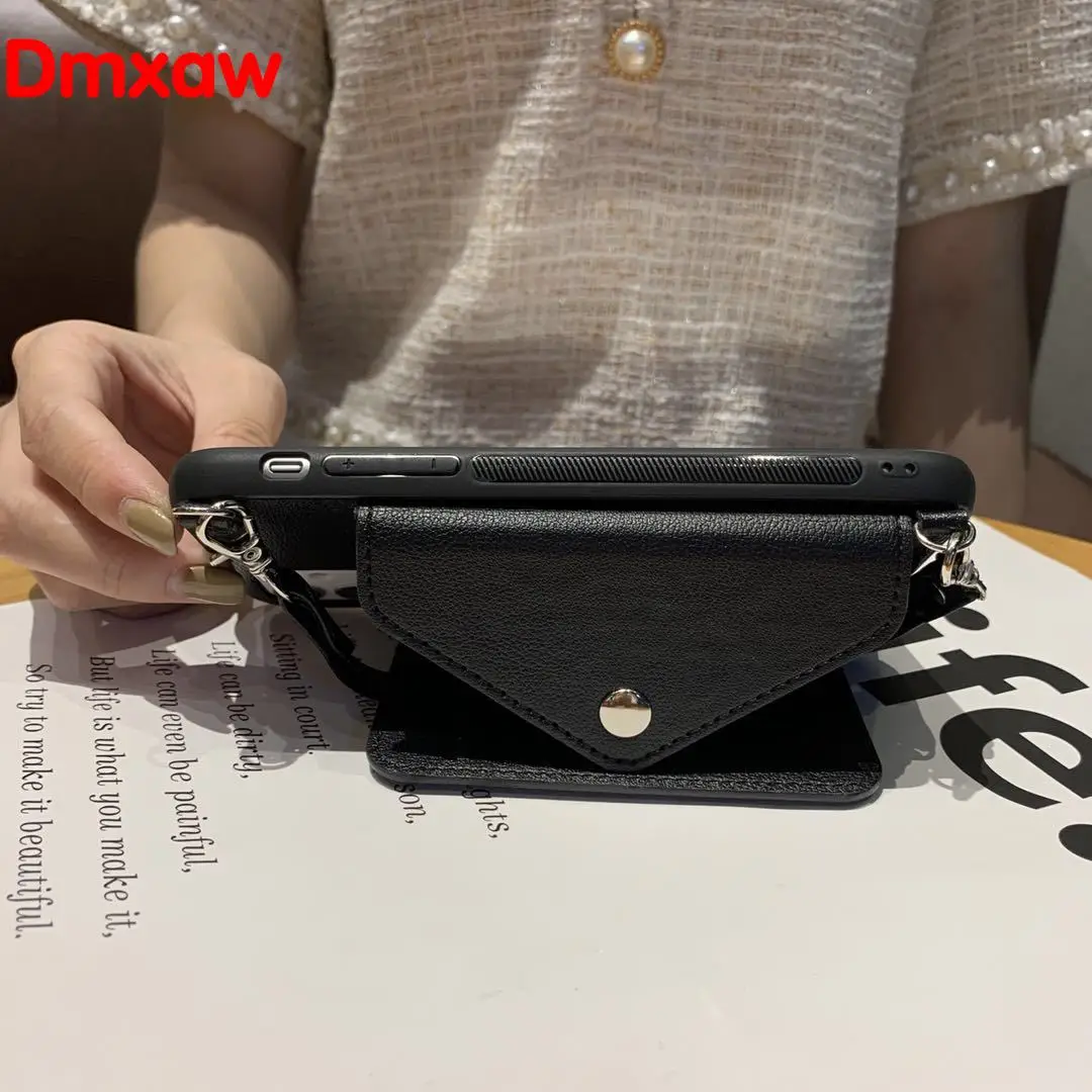 For Xiaomi Redmi 9T Note 9 4G 8 7 6 5 Pro Max 9s 8T 5G 9A 9C Mi 11 10 Ultra 10T Case Litchi Leather Wallet Card Strap | Мобильные