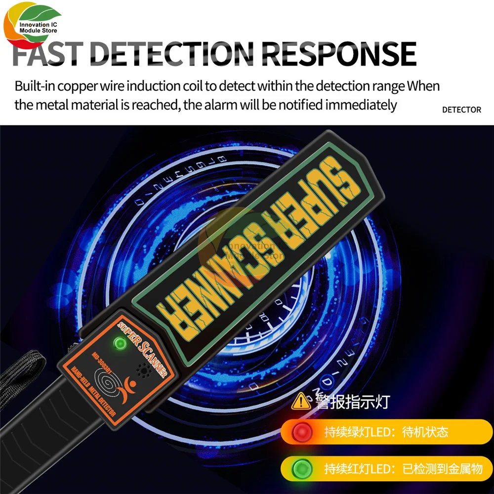 Ручной металлоискатель платформа детектор безопасности школьный осмотр