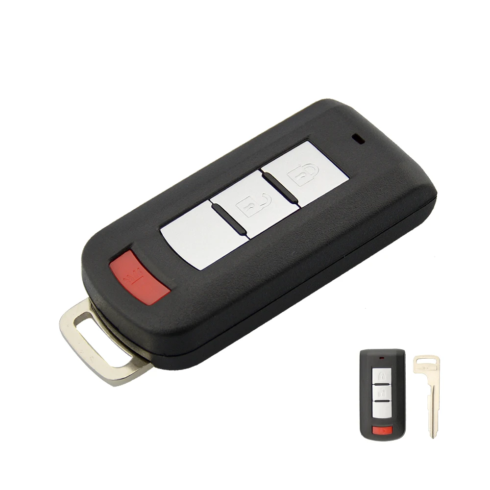 OkeyTech для Mitsubishi Outlander умный дистанционный ключ 315/433 МГц ID46 PCF7952 чип с аварийным пустым лезвием 2 2+ 1 3 3+ 1 кнопка