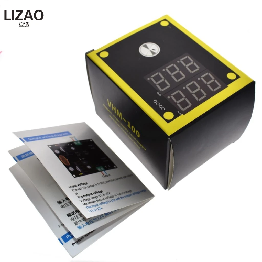 WAVGAT DC-DC Digital Voltage Regulator Buck Step Down Power Supply Module 5-36V to 1.3-32V High VHM-100 | Электронные компоненты