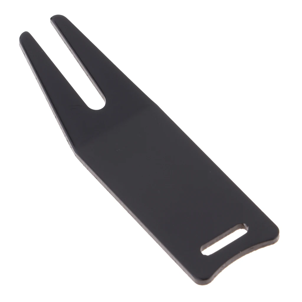 

Alloy Bent Golf Divot Repair Tool Fork Prongs Training Aids for Putting Green Pitch Lawn Maintaining Fixing