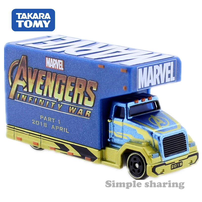 Takara Tomy Tomica Marvel Tune MOV 3 0 Мстители модель грузовика набор литье под давлением