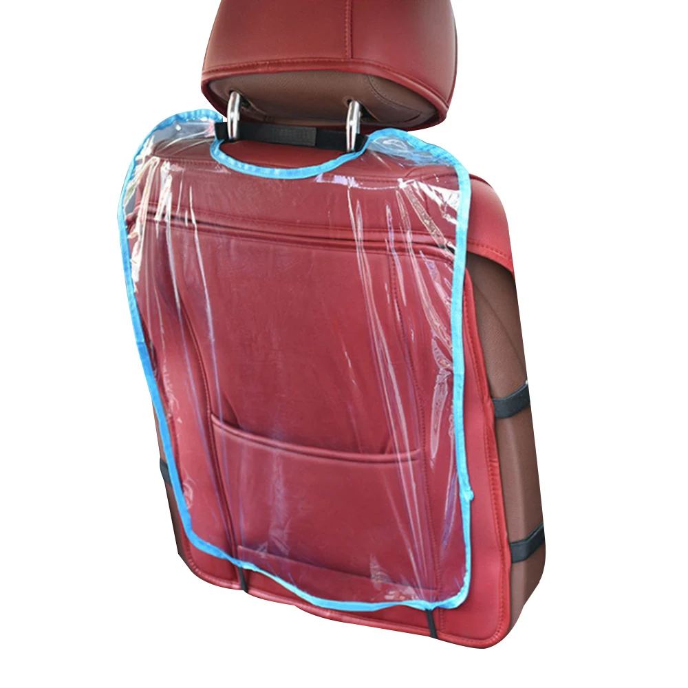 Защитный чехол на спинку сиденья автомобиля защитный для детей прозрачный