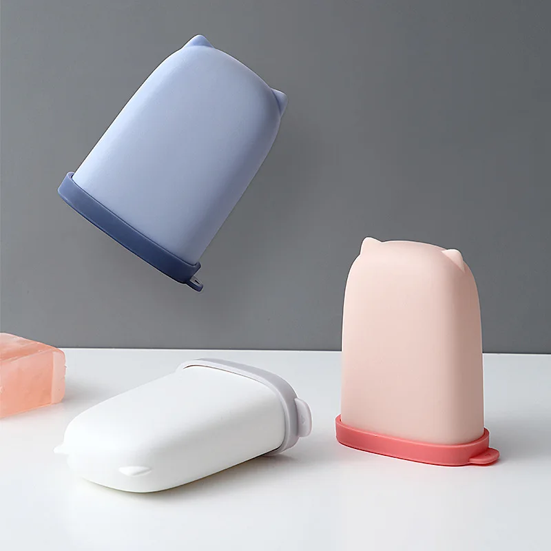 

Soap Box Travel Soap Case Portable Storage Container Soap Saver for Camping Gym Travel 2 Pcs