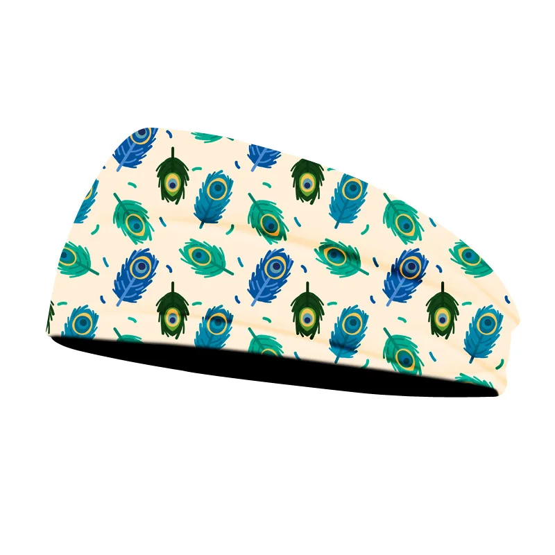 

Wide brim yoga headband headgear ladies soft headband sports sweat guide turban breathableYoga headscarf headband sport