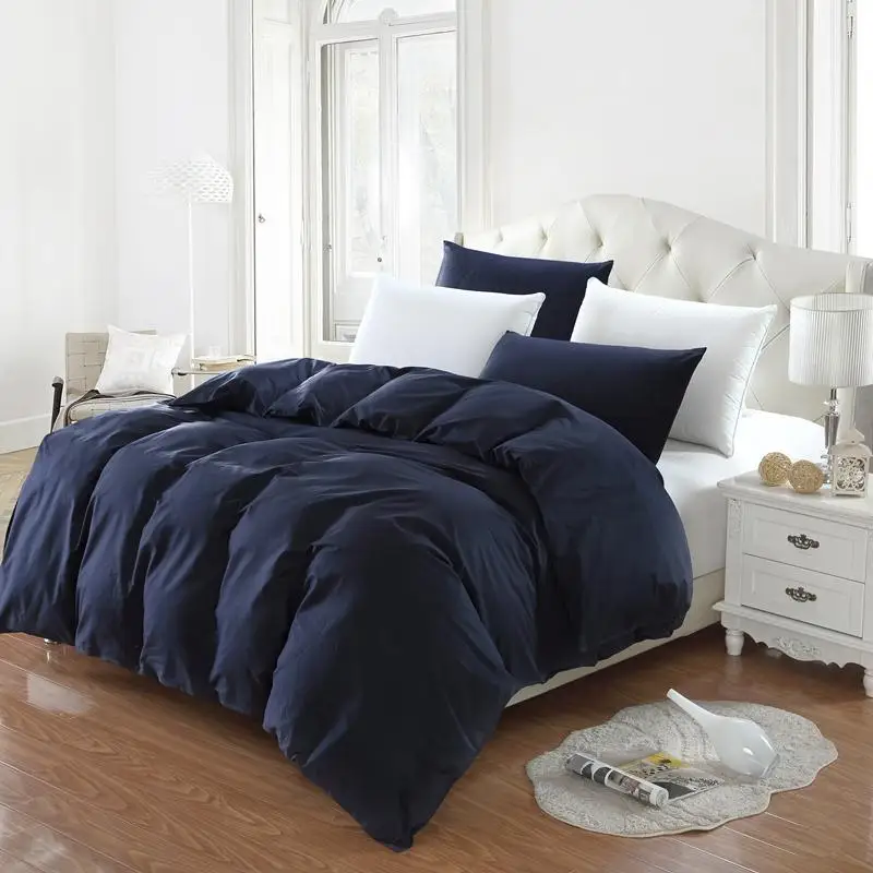 

1 шт. пододеяльник twin король, Королева Размер вода мыть хлопок ткань сплошной цвет пододеяльник 150x200 см 200x230 см 220x240 см по доступной цене