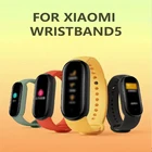 Ремешок силиконовый для Xiaomi Mi Band 5, сменный спортивный браслет для Mi Band 5, аксессуары для часов