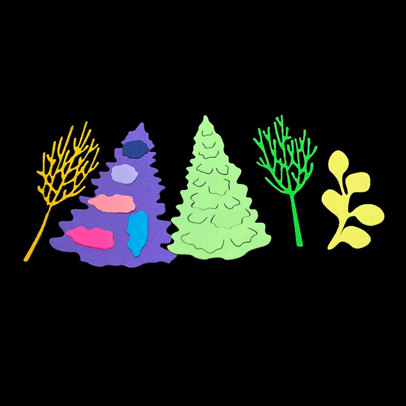 DIY рождественская елка металлические режущие штампы Трафаретный Скрапбукинг