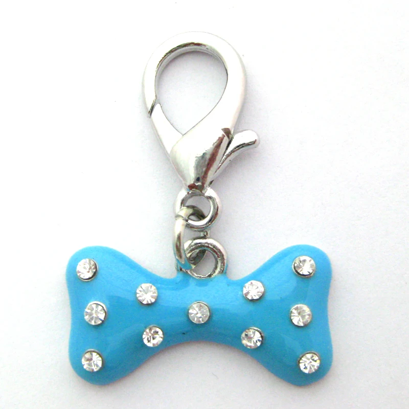 С рисунком собачки и котика со стразами Подвеска с изображением кости кошка