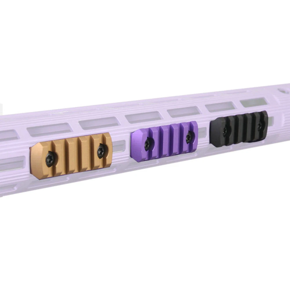 

Tactical Picatinny Style 5 Slots Modular Rail Panel CNC Machined Ergonomic With For M-LOK Hunting AR15 Scope Mount Accessory