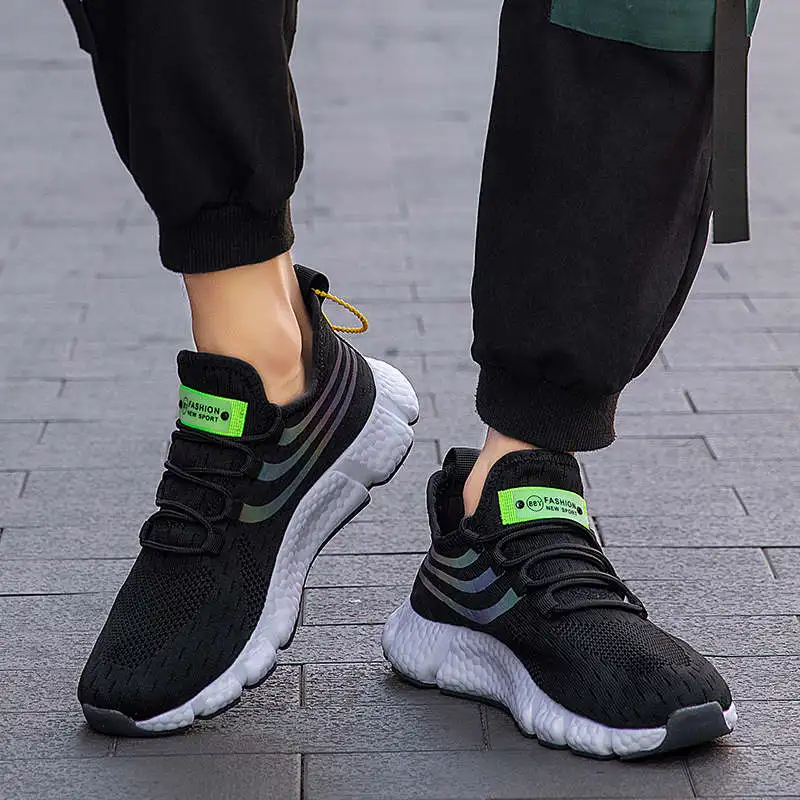 

Амортизирующие мужские осенние туфли Международный бренд спортивная обувь мужские брендовые слипоны Лоферы мужские низкие черные мужские...