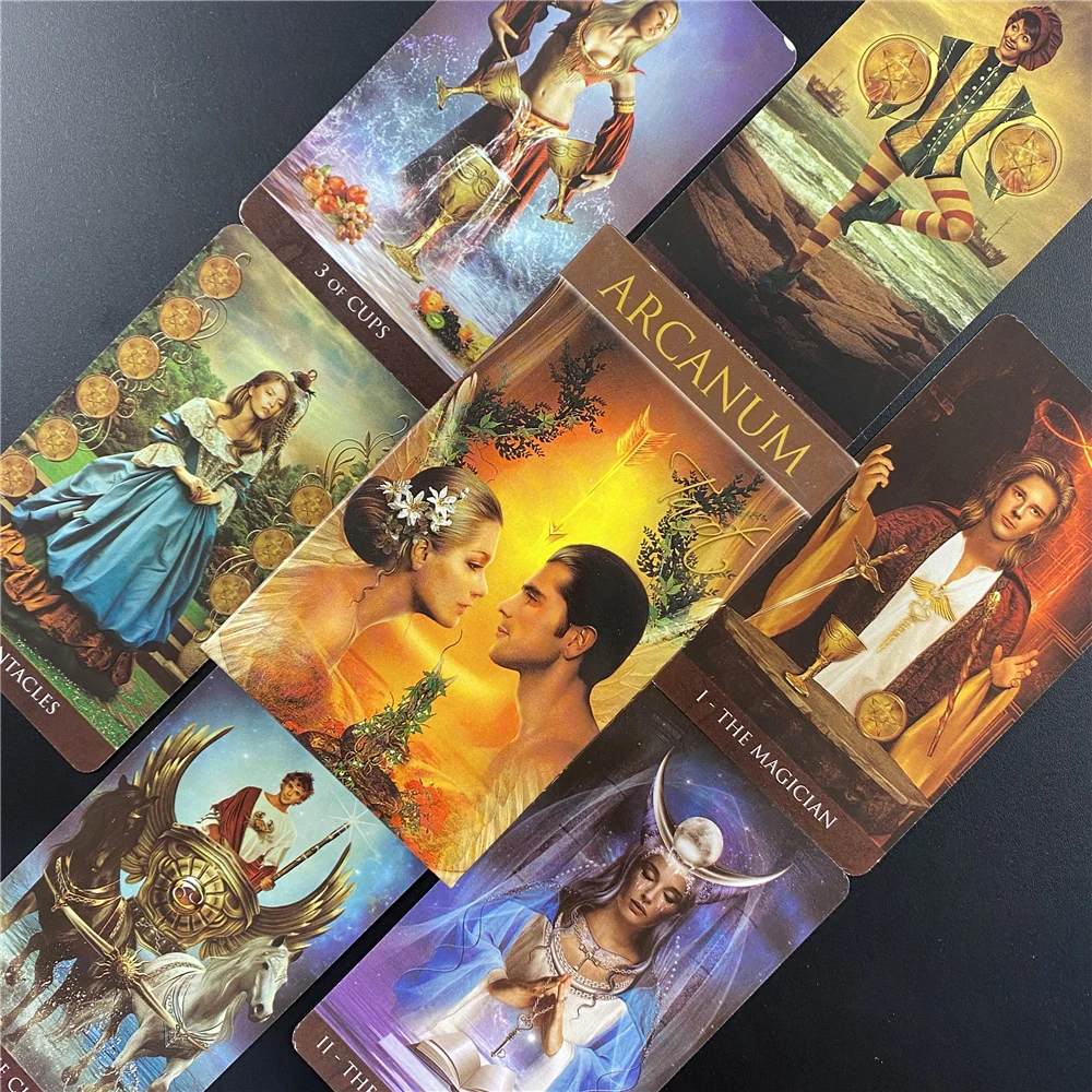 Новый Таро Колода Оракулов Карты Таинственное Гадание Эфирные Видения Для Женщин Девочек Настольная Игра