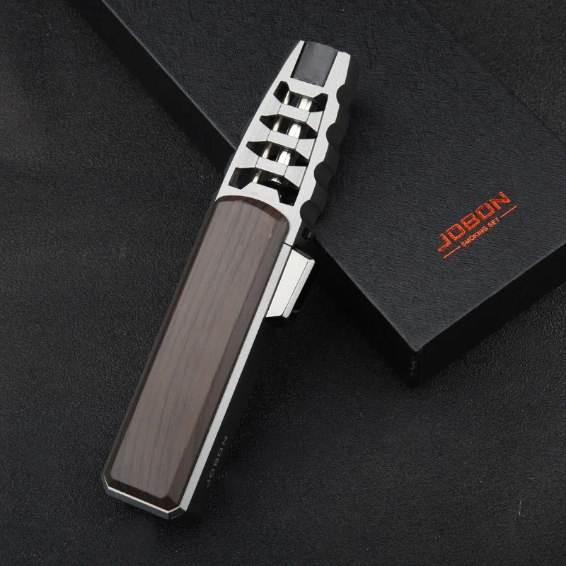 

Gun Lighter Kitchen Barbecue Metal Turbine Windproof Cigar Spray Butane Tube Lighters for Smooking Weed Men Gadgets