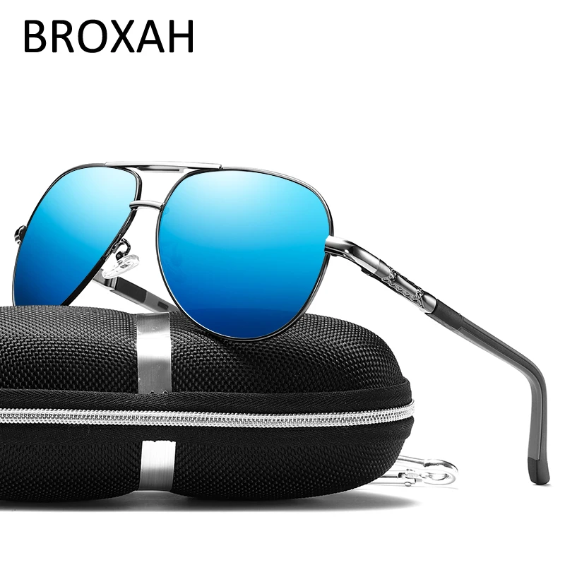 Солнцезащитные очки авиаторы для мужчин и женщин UV 400 поляризационные в стиле