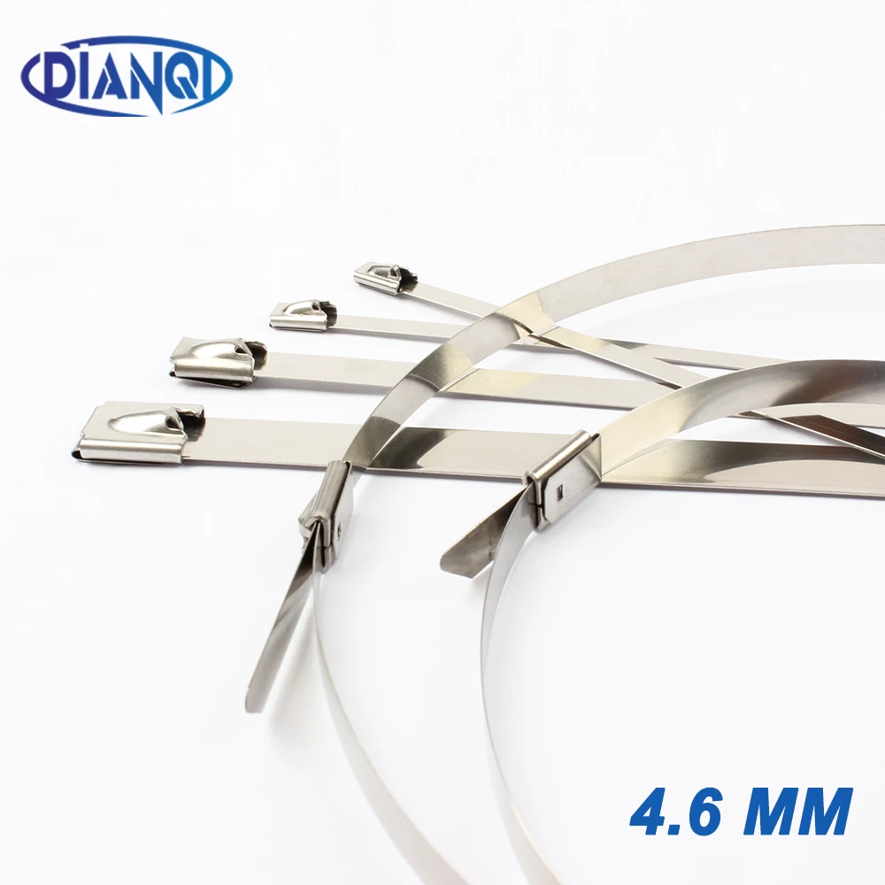 10 шт. металлические кабельные стяжки ширина 4 6 мм|Кабельные стяжки| |