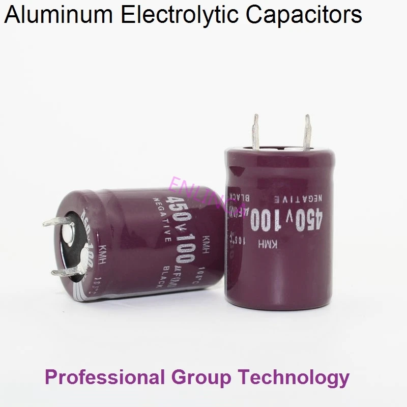 

1pcs RH1 Good quality 450v100uf Radial DIP Aluminum Electrolytic Capacitors 450v 100uf Tolerance 20% size 22x30MM 20%
