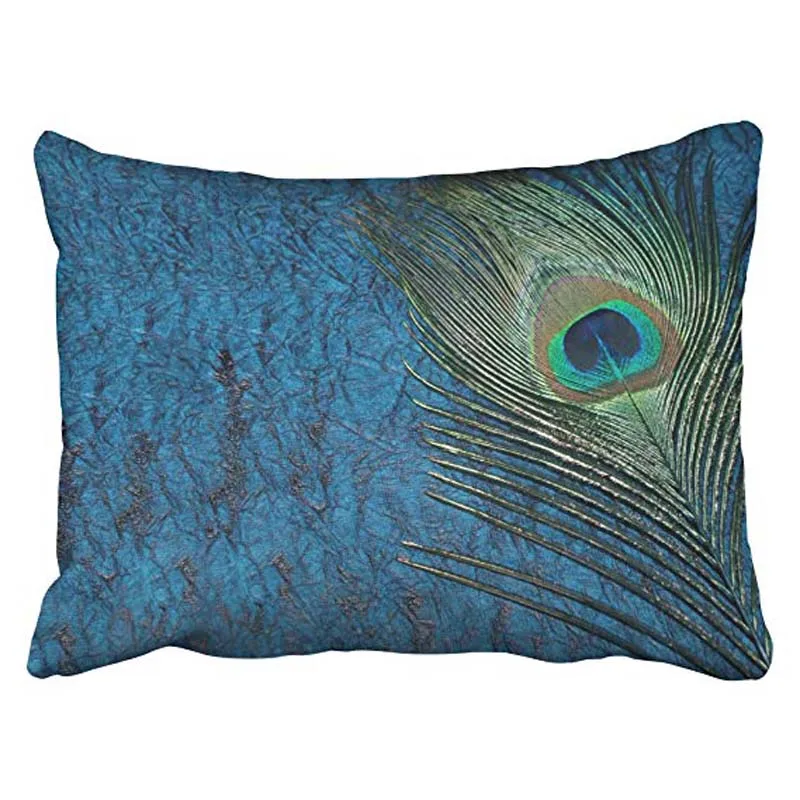 Чехол для подушки s потрясающий фиолетовый павлин декоративные пледы наволочки