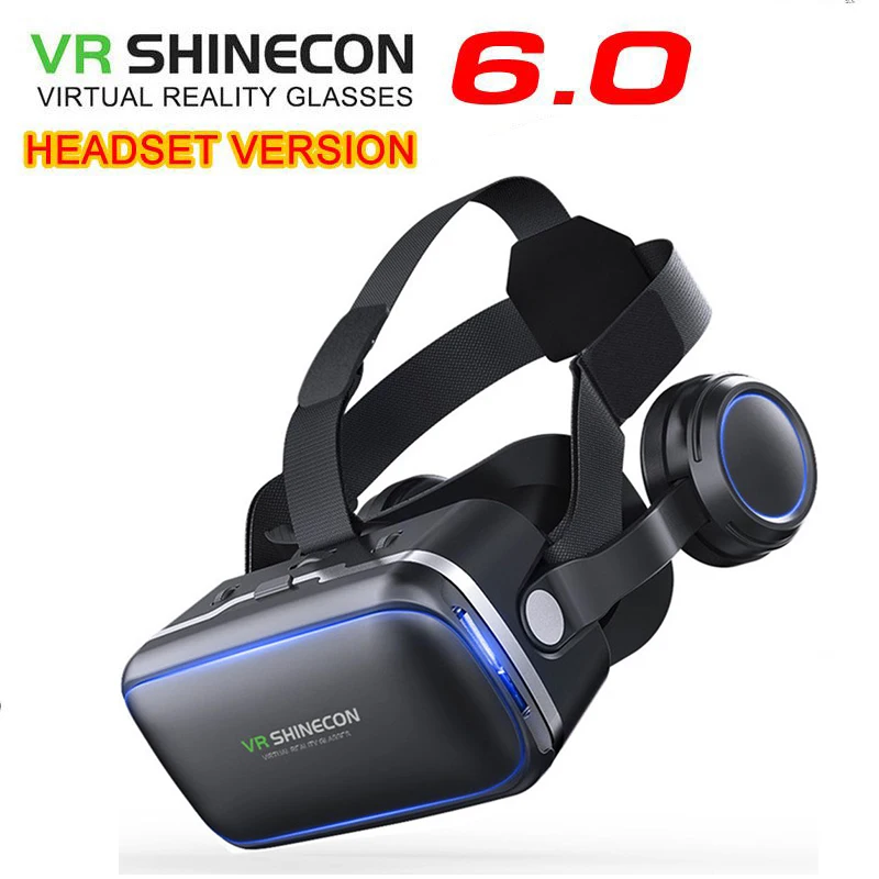 Очки виртуальной реальности Shinecon 6 0 шлем для смартфона виар бинокулярная