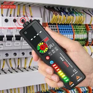 Тестер напряжения BSIDE с ЖК-дисплеем, 2,4 дюйма, бесконтактный Тестер Напряжения, вольтметр в виде ручки, разъем NCV под напряжением, проверка целостности цепи Гц, Ом