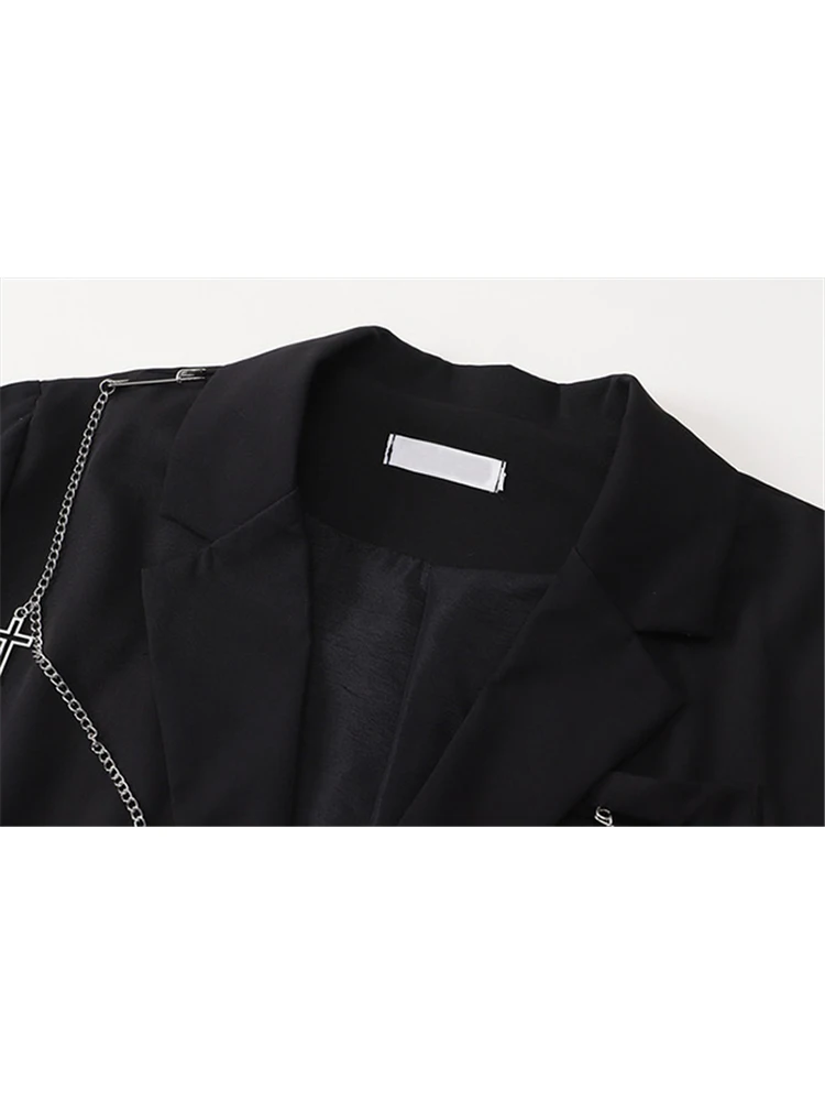 Осенний комплект из двух предметов Женская корейская мода свободная рубашка