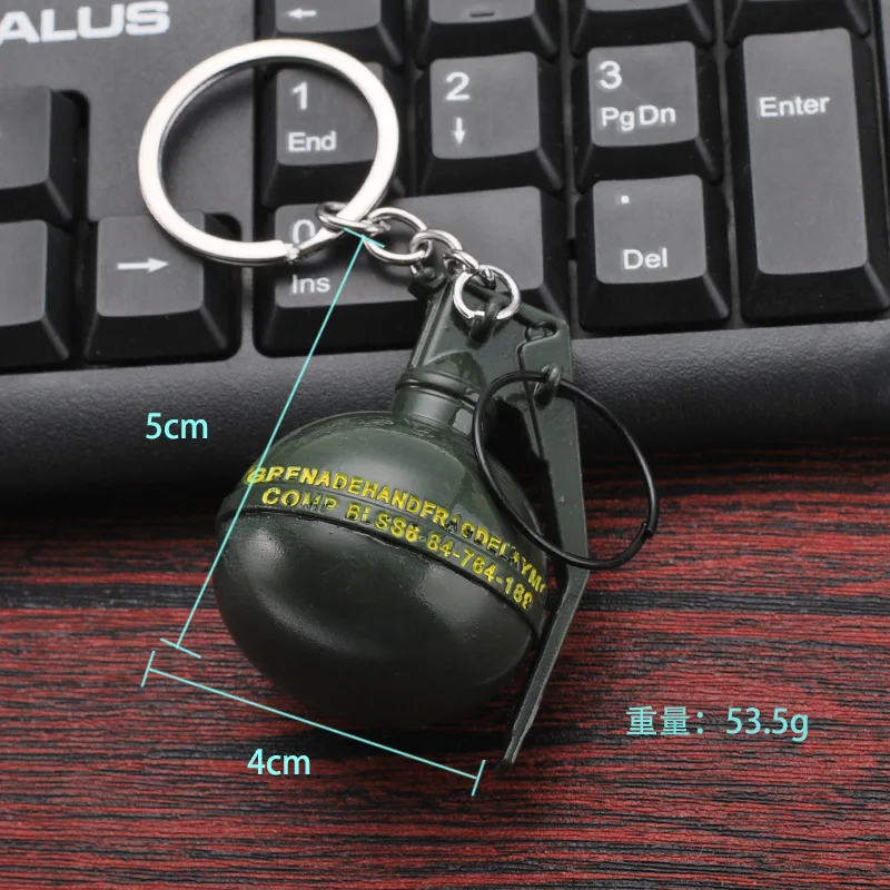 Игра PUBG брелок AWM 98K Pan вся модель винтовки Playerunknown's Battlegrounds косплей реквизит сплав Броня брелок llaveros ключ