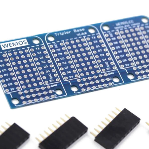 

Triple base for WeMos for D1 mini ESP8266 Dua Shield board High Quality