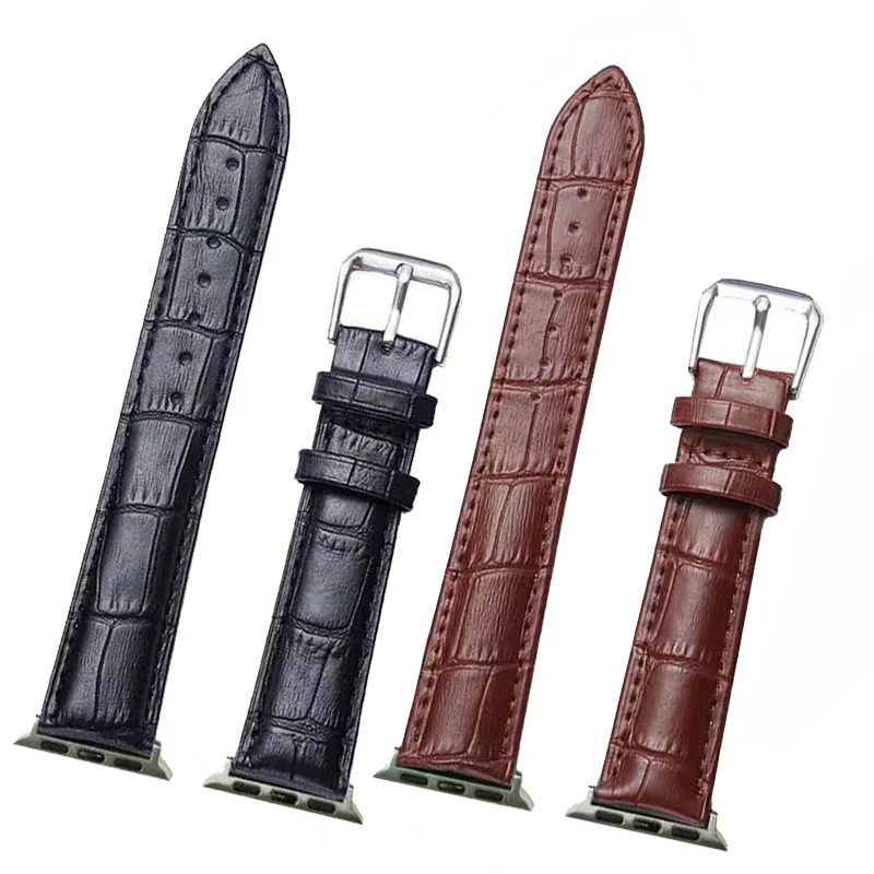 

High quality Watch Strap for iwatch 5 4 3 2 1 For Apple Watch Band leather loop 42mm 38mm for iwatch 4/5 Band 40mm 44mm