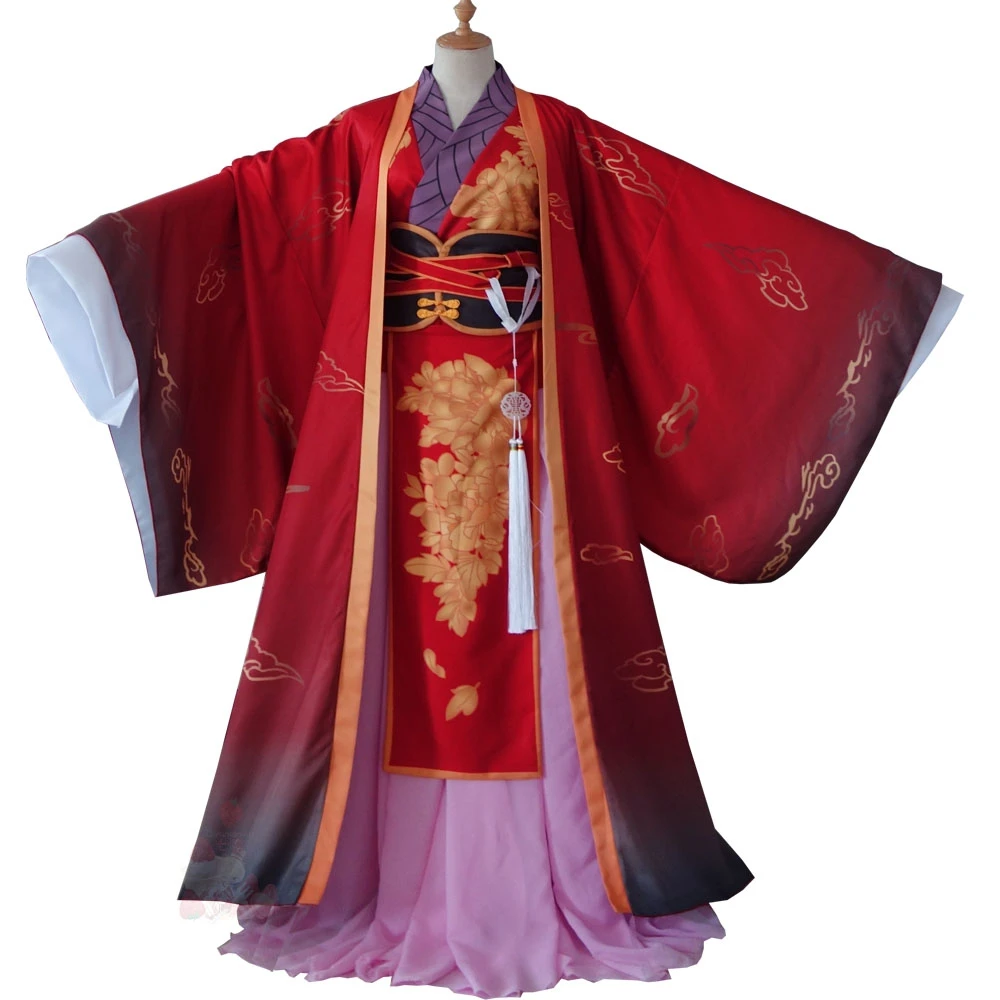 Костюм для косплея Game Love the world Тан нинцин красный костюм Hanfu одежда на Хэллоуин