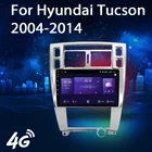 2 DIN Android 10 Автомобильный мультимедийный плеер стерео аудио радио 4G Wi-Fi динамик сенсорный экран для Hyundai Tucson 2004-2014 Carplay MP5