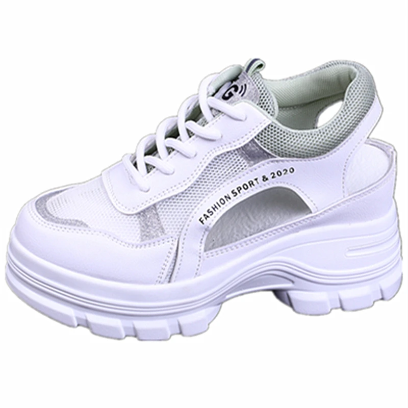 Вельветовая обувь 2020 г. Летние туфли увеличивающие рост женские босоножки на