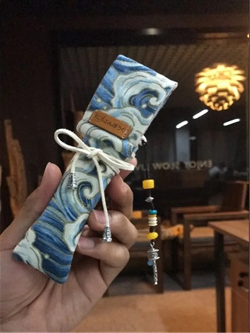 Кимоно с японской морской тематикой Hokusai Great Wave кимоно канагава чехол перьевой