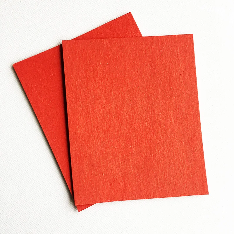 2 шт. красная Вулканизированная бумага Fibe материал для рукоделия аксессуары