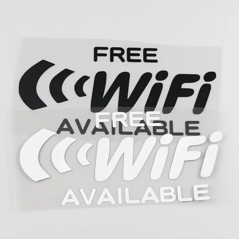 Виниловые забавные слова для стайлинга автомобиля буквы бесплатный Wi Fi доступны