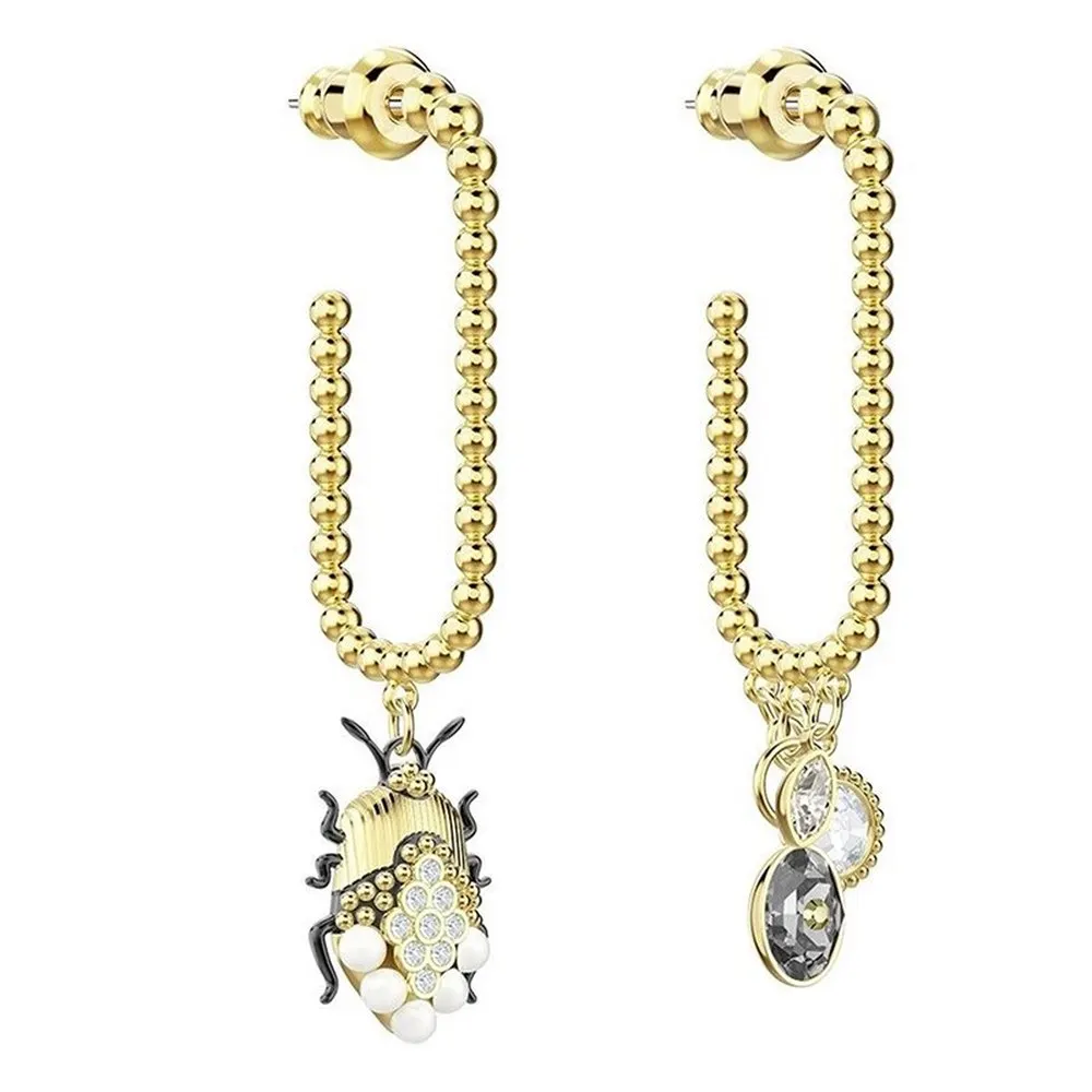 

Fashion Jewelry SWA Exquisite Lovely Ice Cream Crab Dog Gone with The Wind Design Lady Earrings Sweet Romantic Gift Wholesale