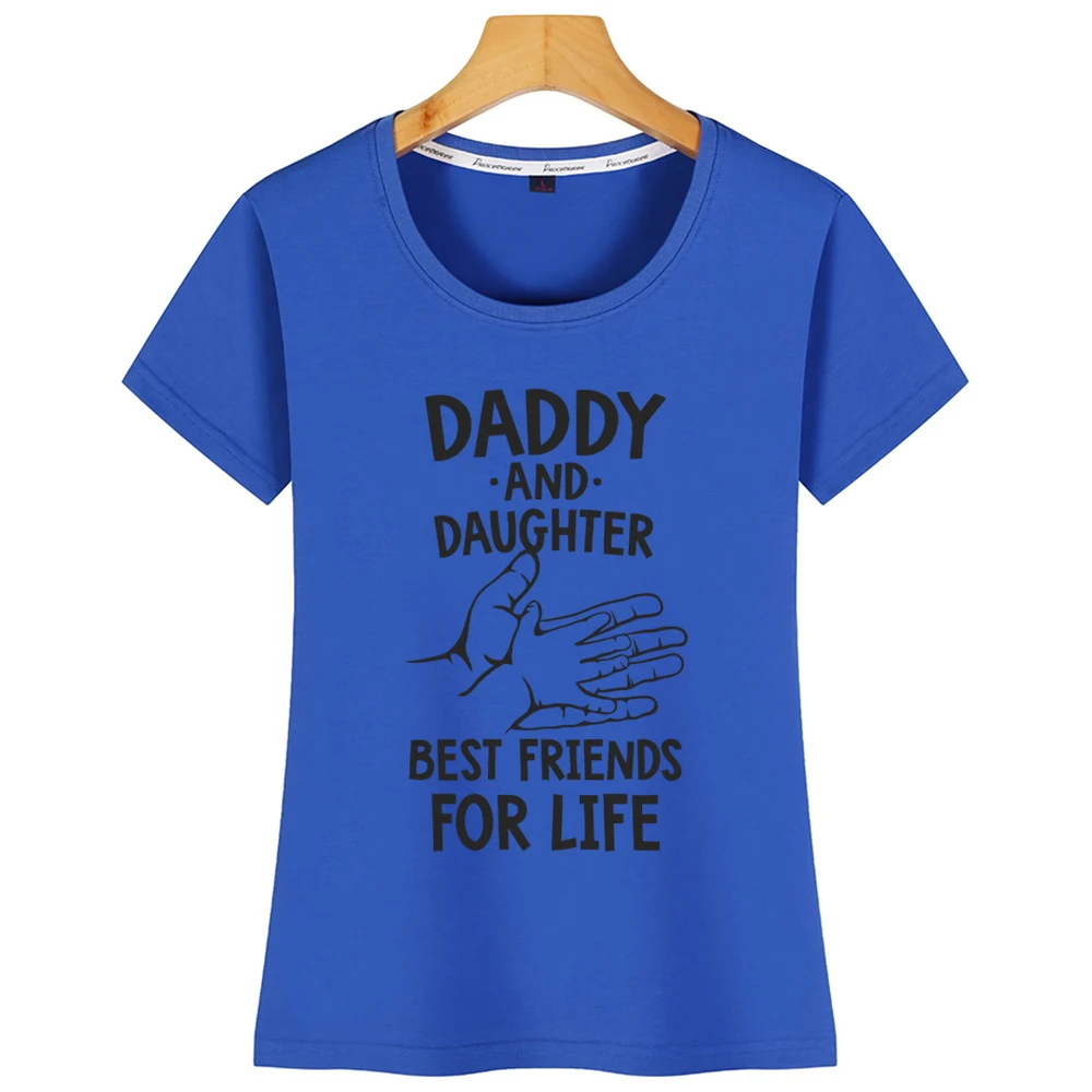 Футболка женская с забавным винтажным принтом папа и дочь|Футболки| |