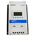 EPever TRIRON MPPT 30A 20A Солнечный контроллер 1224 В постоянного тока, автоматический общий отрицательный модульный регулятор, ЖК-дисплей, двойной USB контроллер солнечной панели